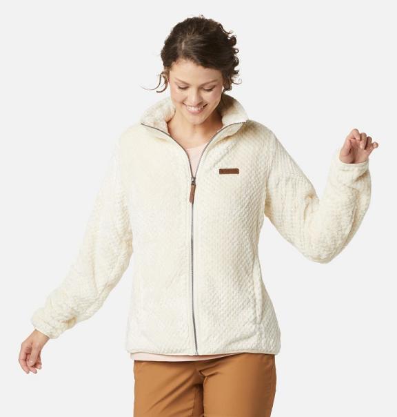 Columbia Fire Side II Sherpa Fz Forro polar Mujer Blanco (L)